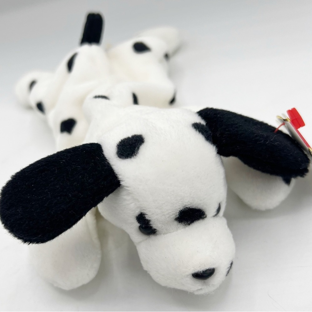 Vintage 1996 Ty Dotty the Dalmatian, Beanie Babies Collection Plush Dog, PVC - Picture 13 of 13